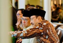 Menteri sosial saifullah yusuf menko pm muhaimin iskandar mencanangkan kegiatan ground check atau verifikasi lapangan