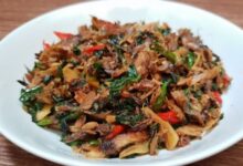 Resep cakalang suwir