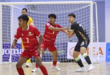 Timnas futsal indonesia hadapi australia pada laga ketiga grup b piala aff futsal 2026 di nonthabhuri sports complex 1775633042451