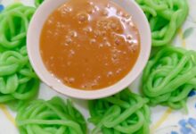 Putu mayang saus kinca foto resep utama